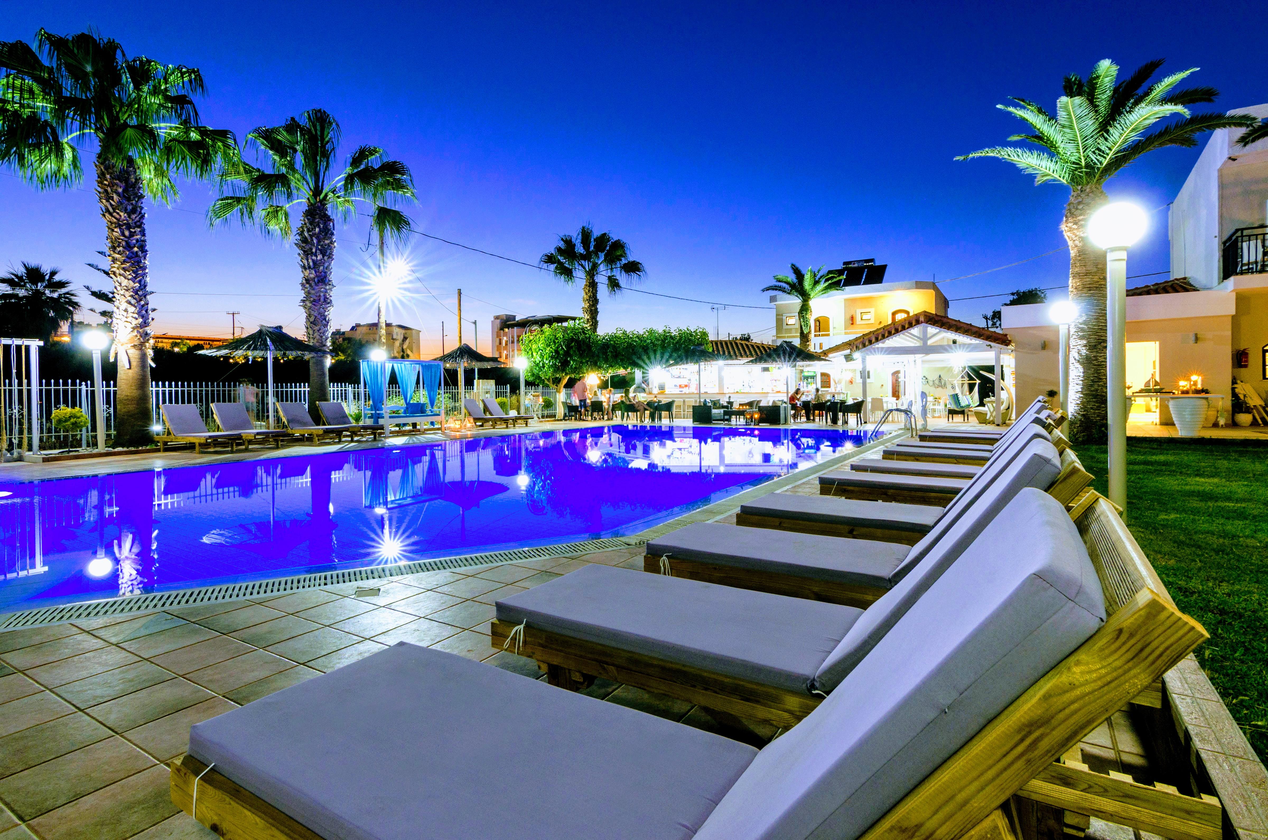 Stelios Gardens Hotell Malia Eksteriør bilde